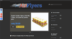 Desktop Screenshot of airflyers.net